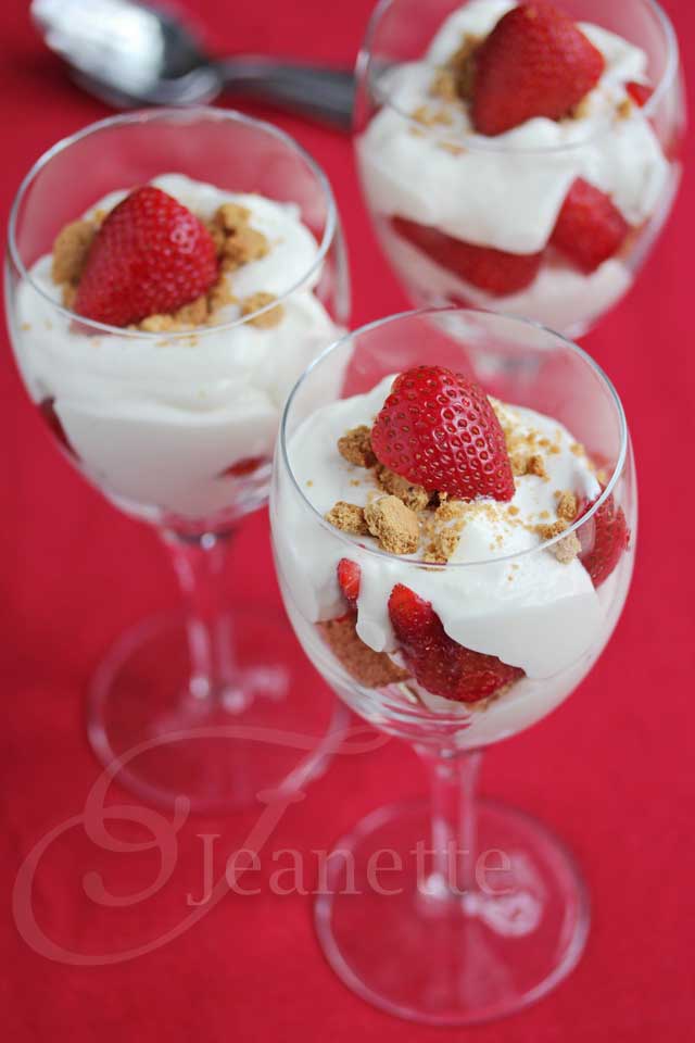 Skinny Strawberry Cheesecake Parfait Recipe Recipes for Diabetes